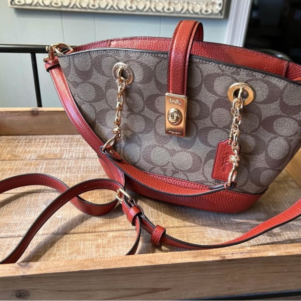 Brand New Lane Bucket Coach Bag